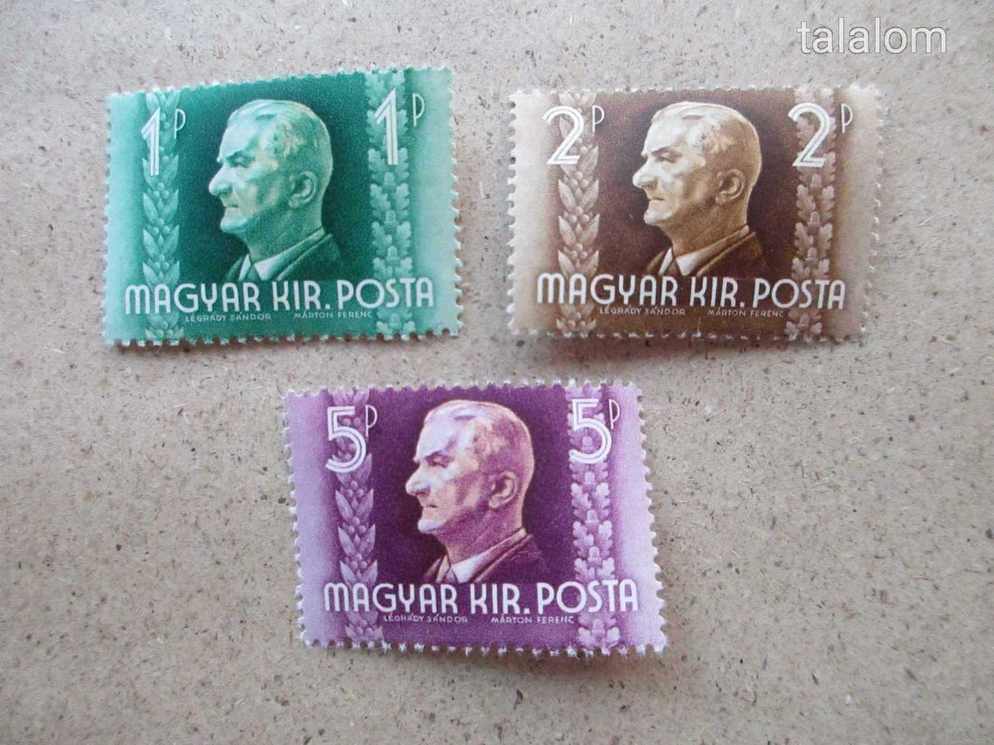 1941. Kormányzói arcképsor (III.)**