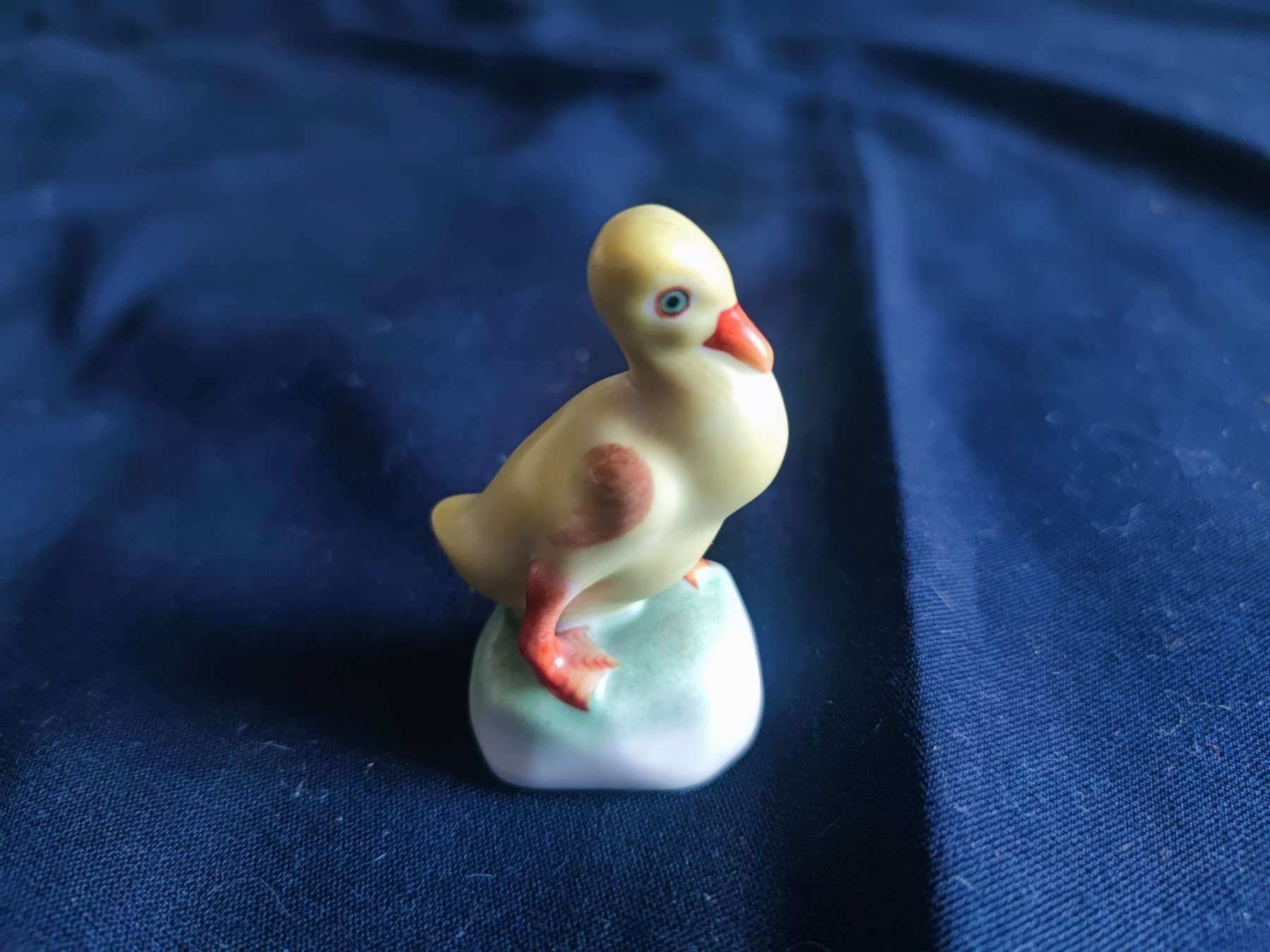 Herend porcelán kacsa (7cm)