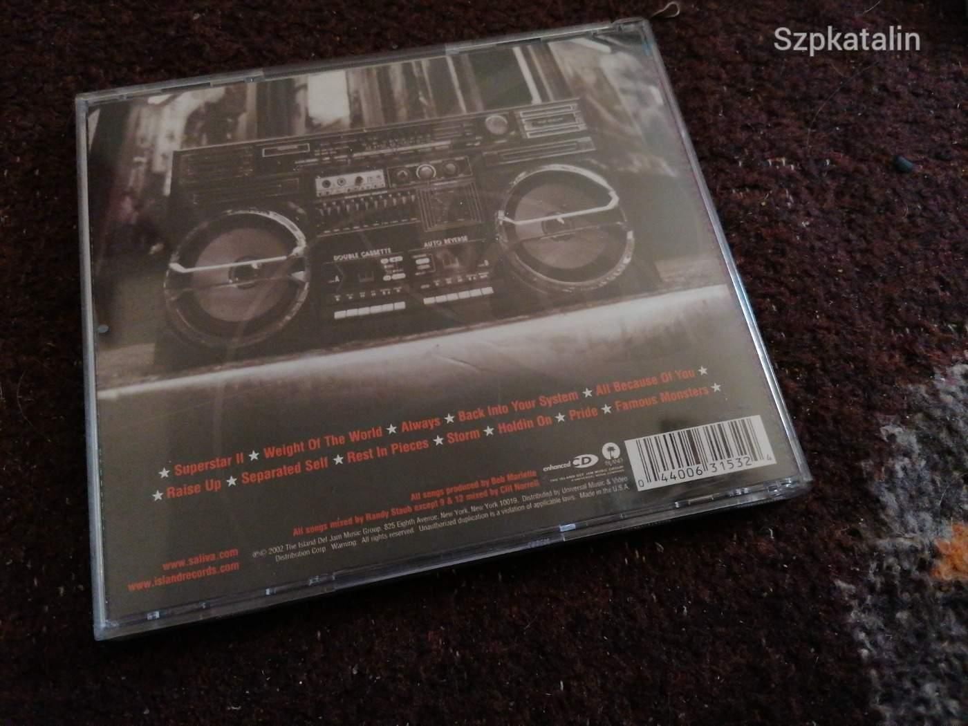 CD - Saliva - Back into your system