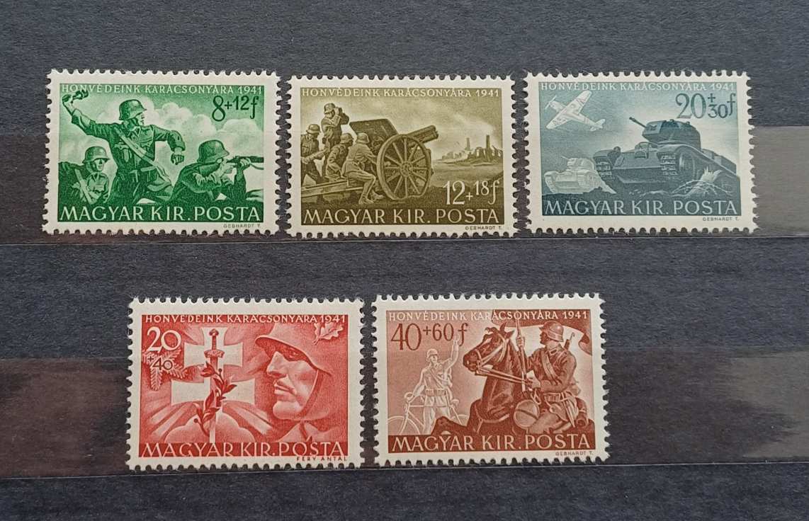 1941. Katona bélyegsor ××