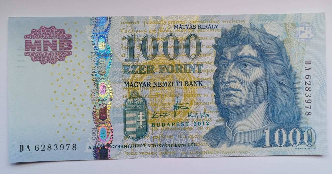 1000 forint 2012 UNC DA