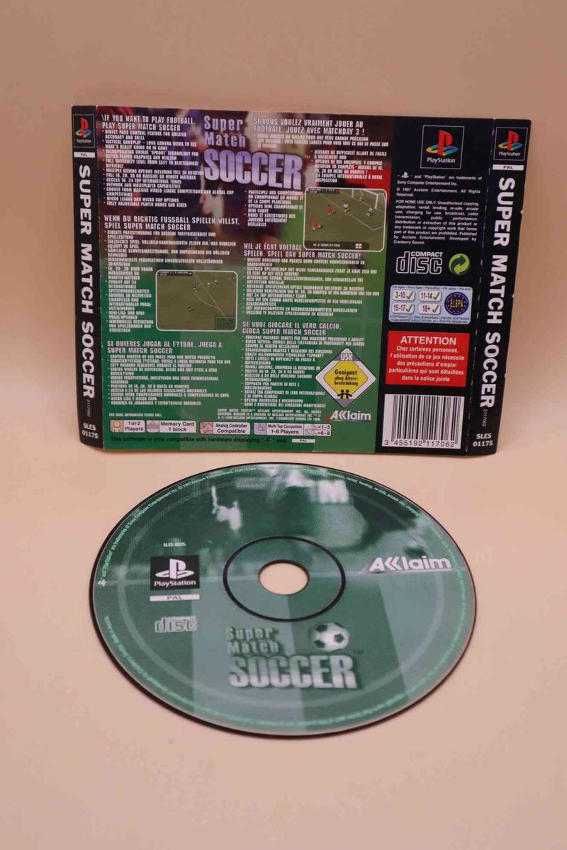 Super Match Soccer - PS PSX PS1