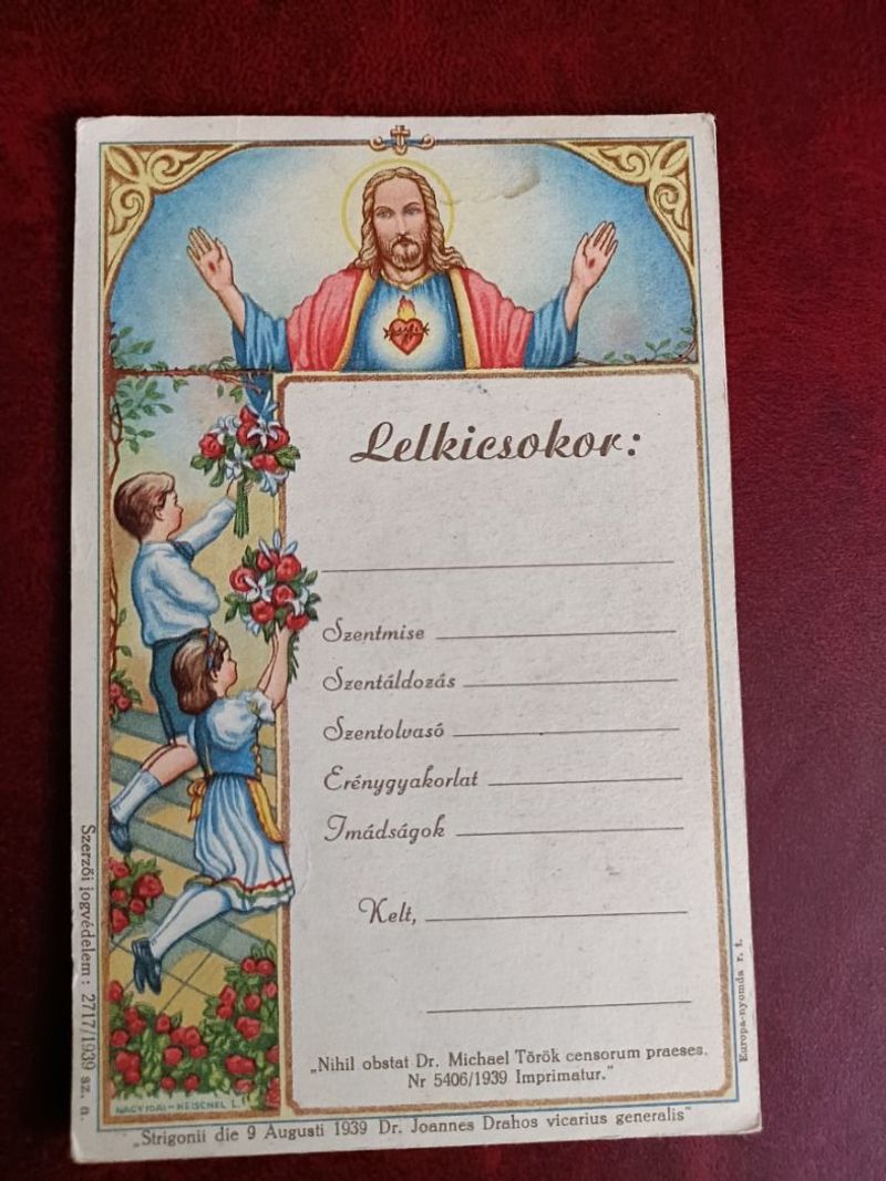 Lelkicsokor képeslap