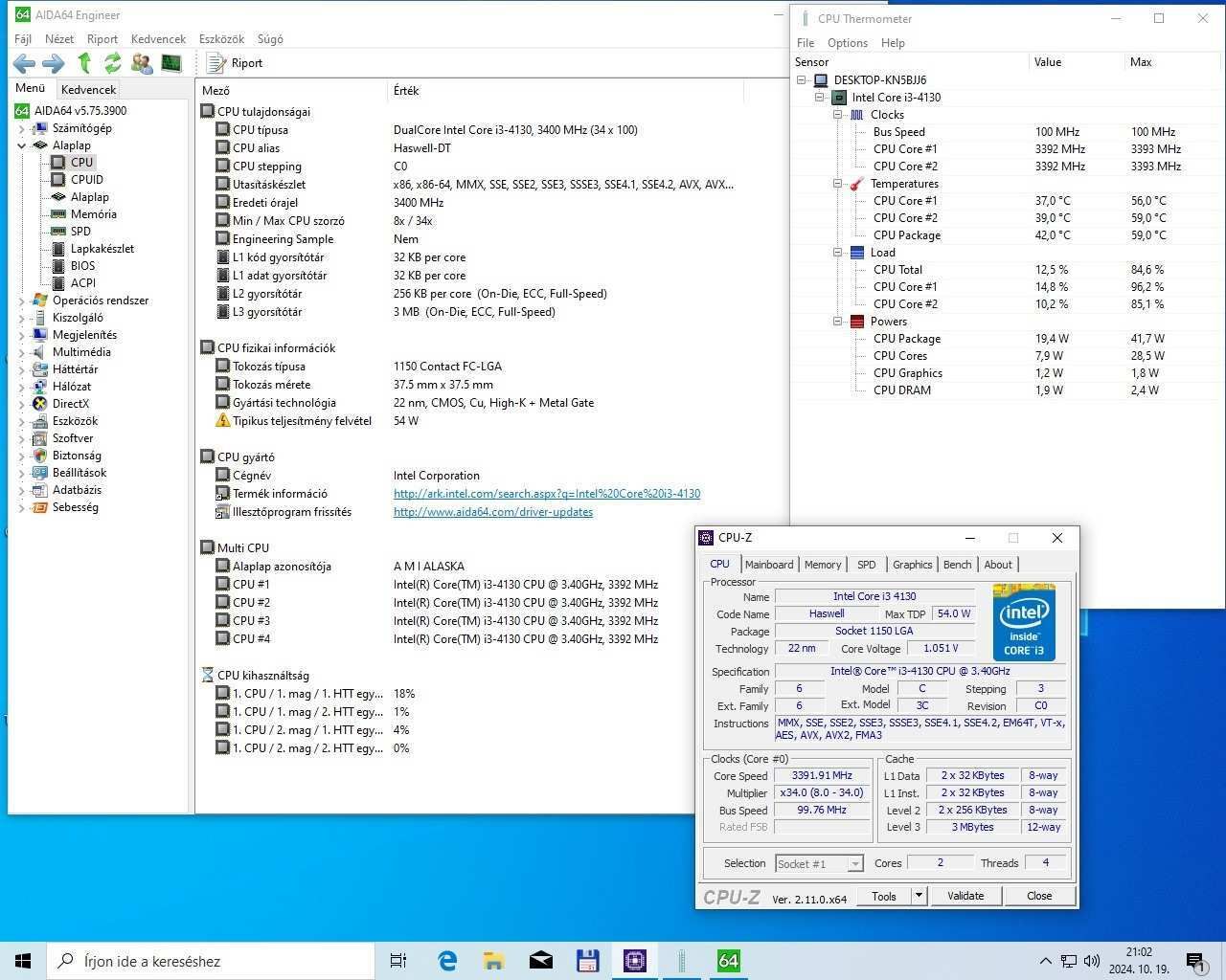 Intel i3, 4 gen. procik