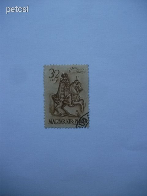 Magyar bélyeg protestáns 32+16 f 1939 1 Ft-ról NMÁ helyett