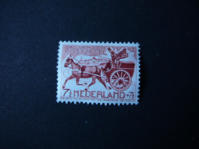 Hollan postatiszta bélyeg