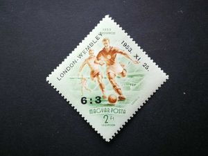 Magyarország 1953 Labdarúgó 6:3 postatiszta kat. ár 3800 Ft