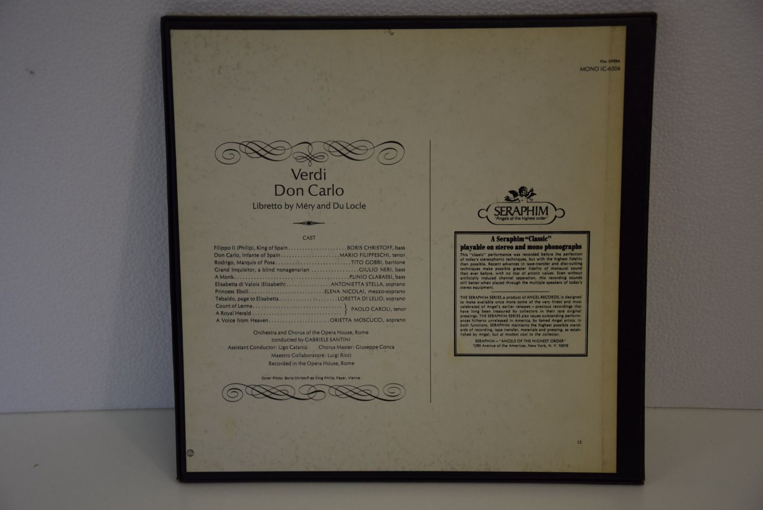 VERDI - DON CARLO  - B002