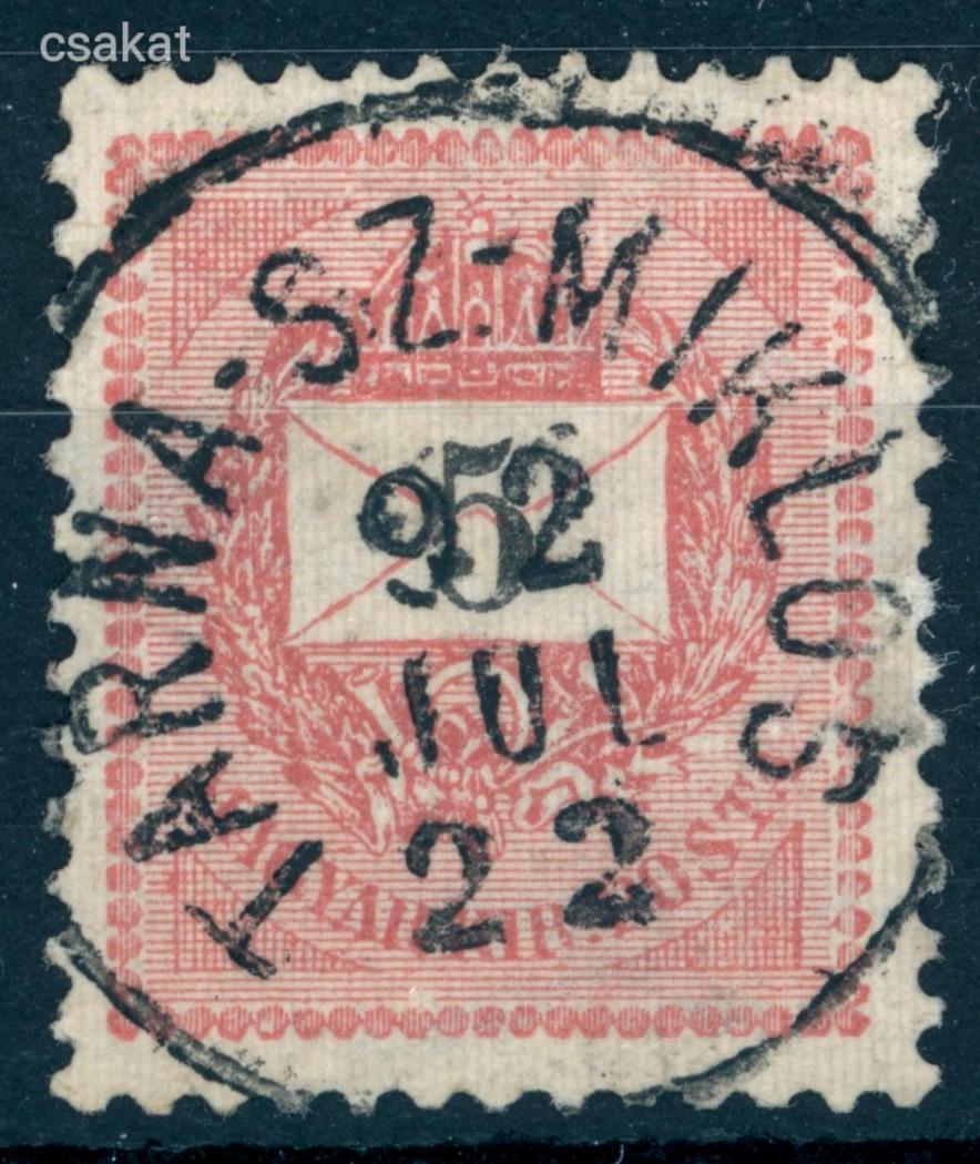 1889 krajcáros TARNA-SZ.-MIKLÓS bélyegzés Heves Gudlin E3.20 / 50 p (e12)