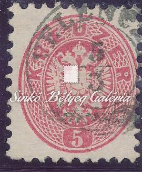 1863/64. Könyvnyomat dombornyomással / Typography with embossed printing