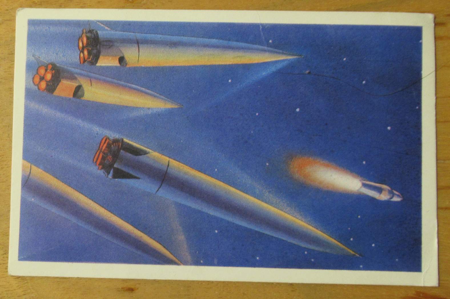 Szovjet sci-fi képeslap