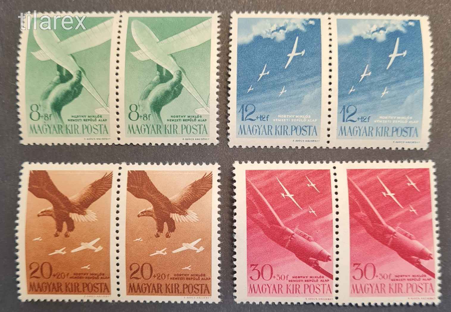 1943  Repülő Alap  IV. ** ( MPIK 770-73   2 x 400 = 800 Ft. )  pár párok