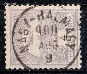 1900 Turul NAGY-HALMÁGY a ritka kötőjeles bélyegzés - Partium, Romania Gudlin E3.20 / 150p (d36)