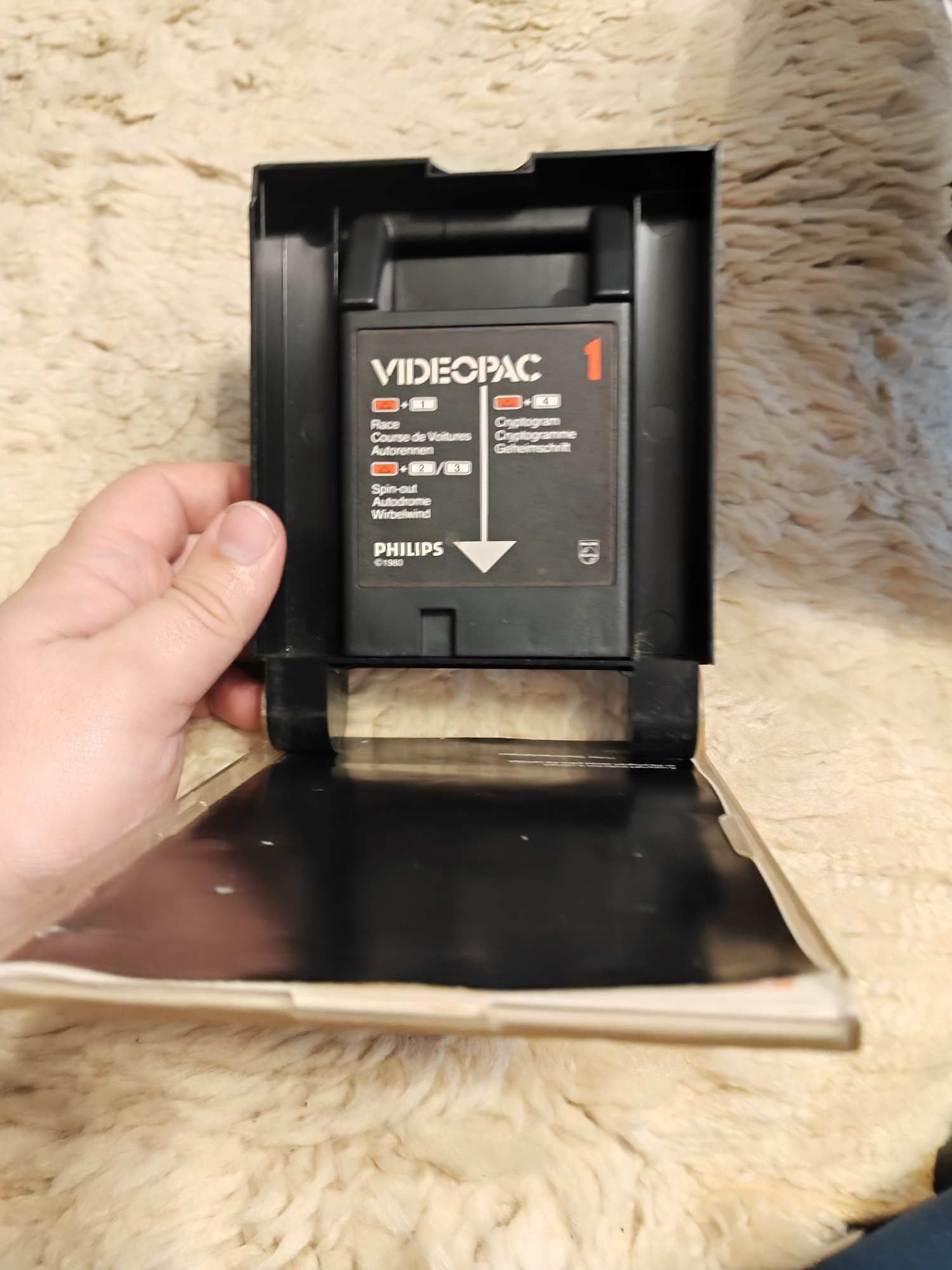 Philips videopac játék kazetta, 1
