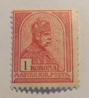 Magyarország 1900 Turul 1 K * falcos D