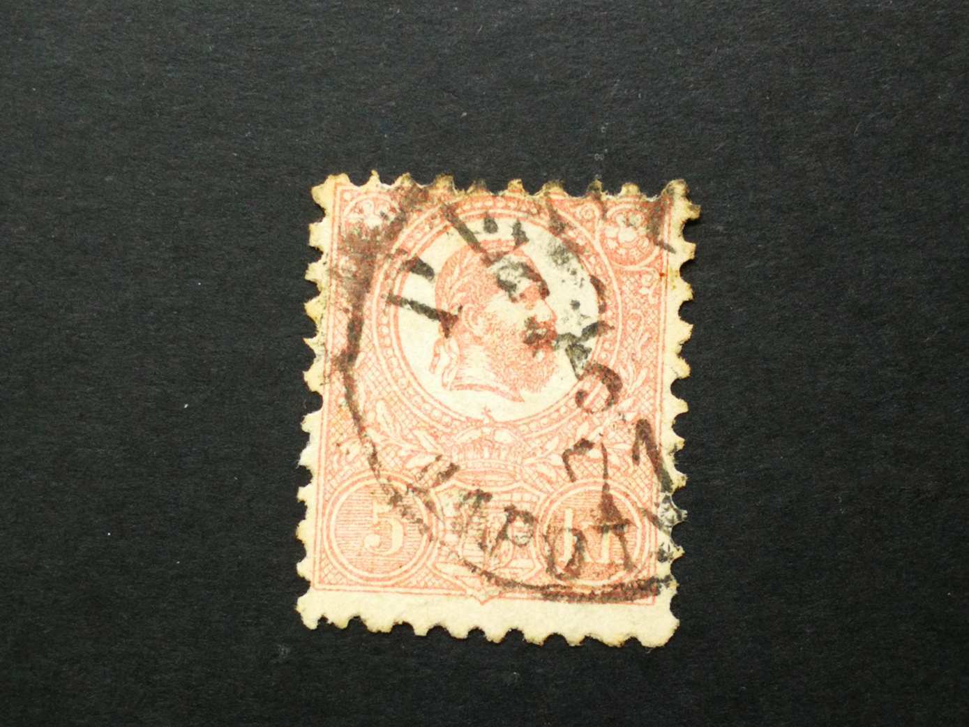 Magyarország 1871 Kőnyomat 5 kr Lipótv(áros) A