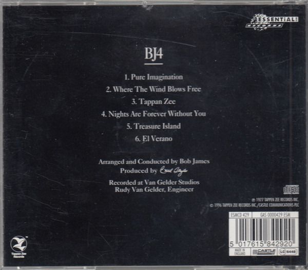 Bob James - BJ4 CD  Új, bontatlan!