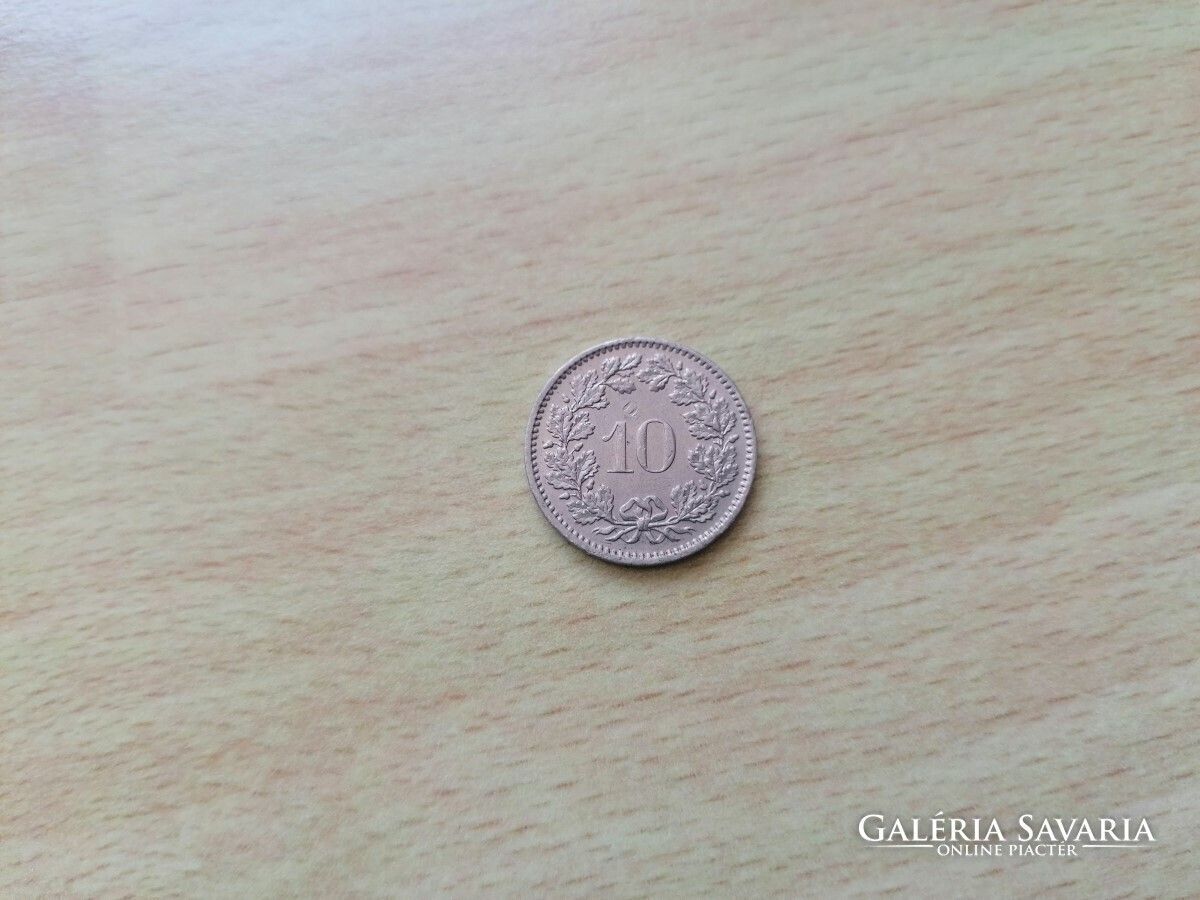 Svájc 10 Rappen 1970