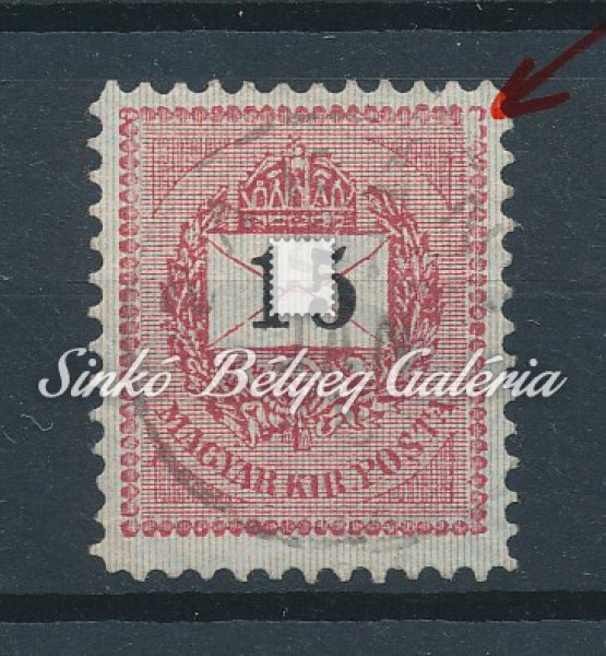 1888. Feketeszámú krajcáros