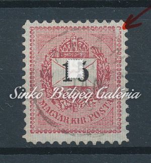1888. Feketeszámú krajcáros