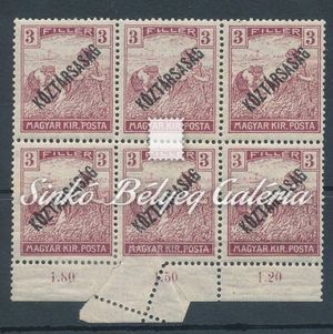 1918. Köztársaság 3f