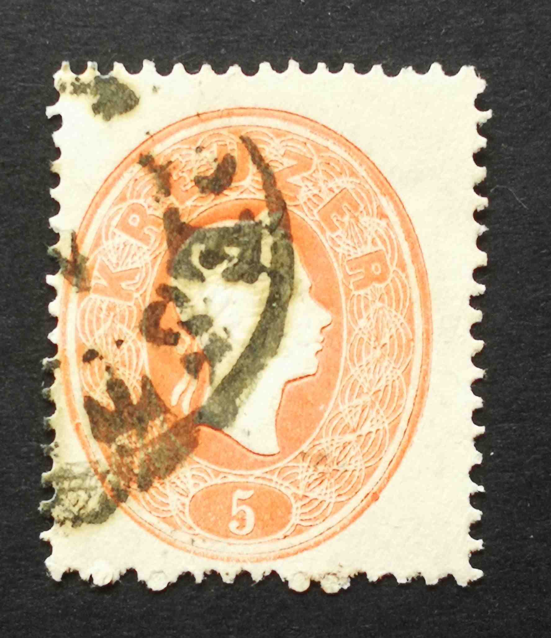 Magyarország 1861 Könyvnyomat 5 Kr. PEST(H)