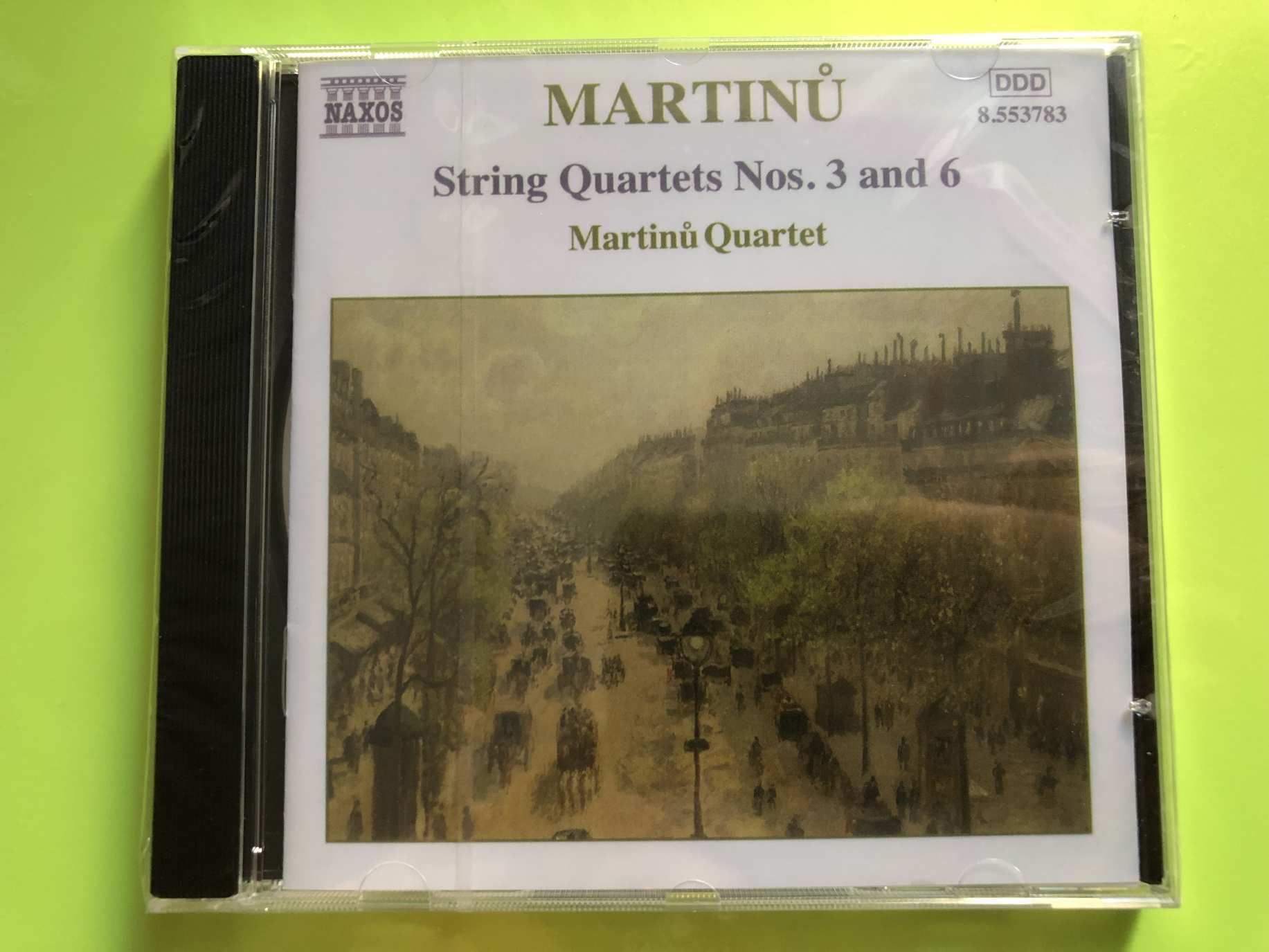 NAXOS Bohuslav Martin&uring; String Quartets Vol. 2 Classical Music CD