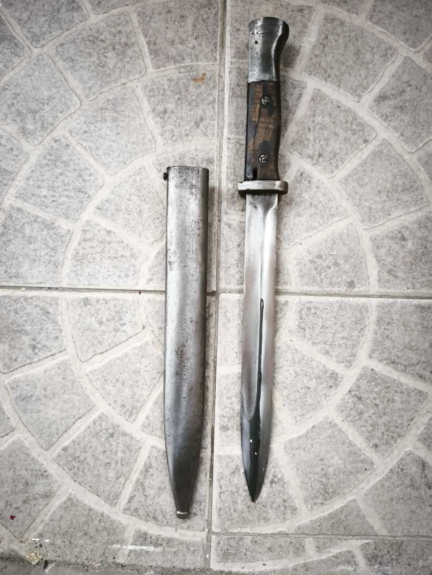 Számazonos Mauser bajonett