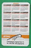 Kártyanaptár Stihl 2022