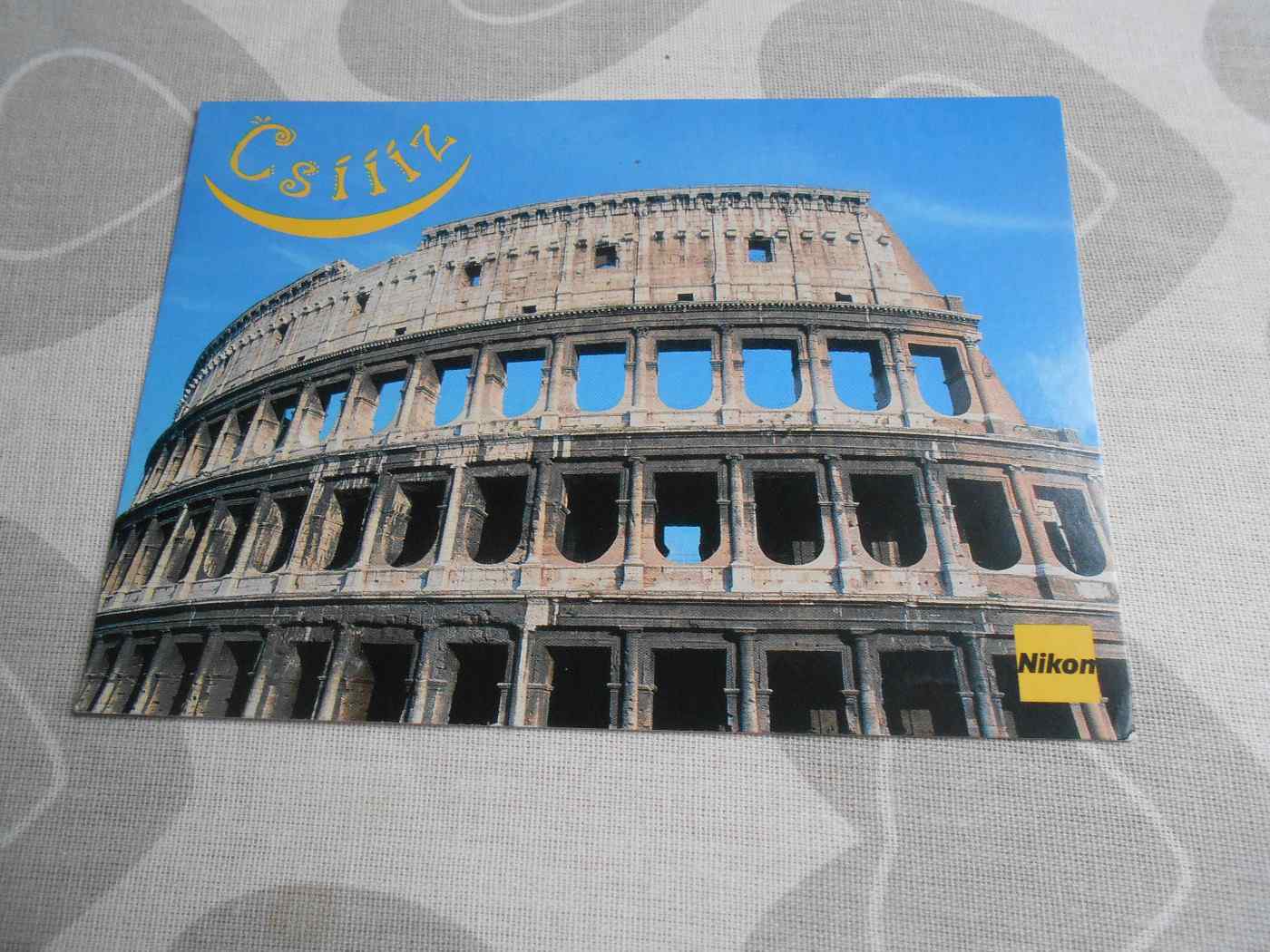 NIKON képeslap, postatiszta