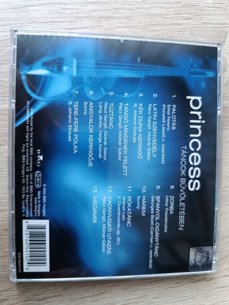 Princess Táncok bűvöletében cd