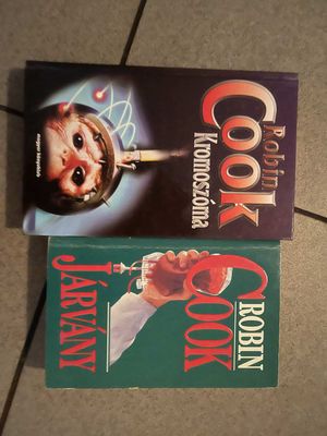 2 darab Robin Cook könyv