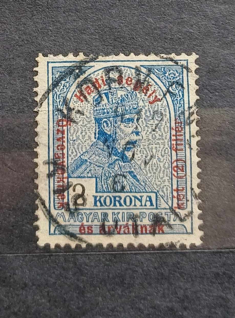 1915. Turul Hadisegély 2 Korona Körmend kisutalvány bélyegzéssel