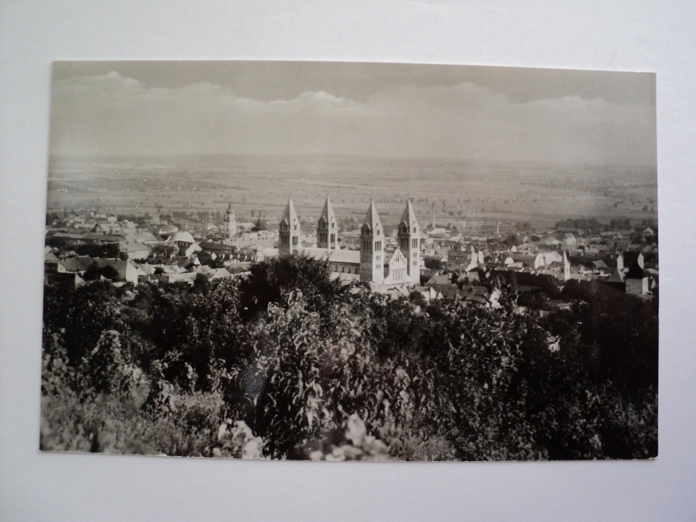 Pécs, Látkép,  1960.