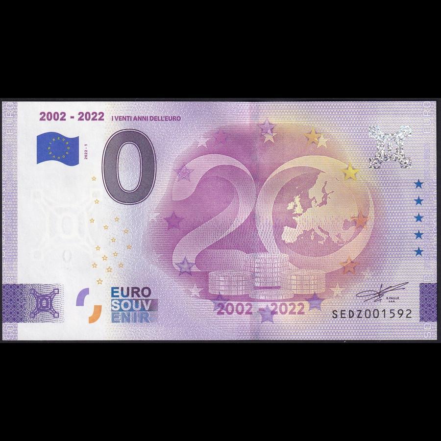 0 Euro - 2002-2022 UNC