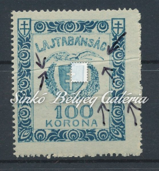1921. Nyugat Magyarország (VII.) 100K