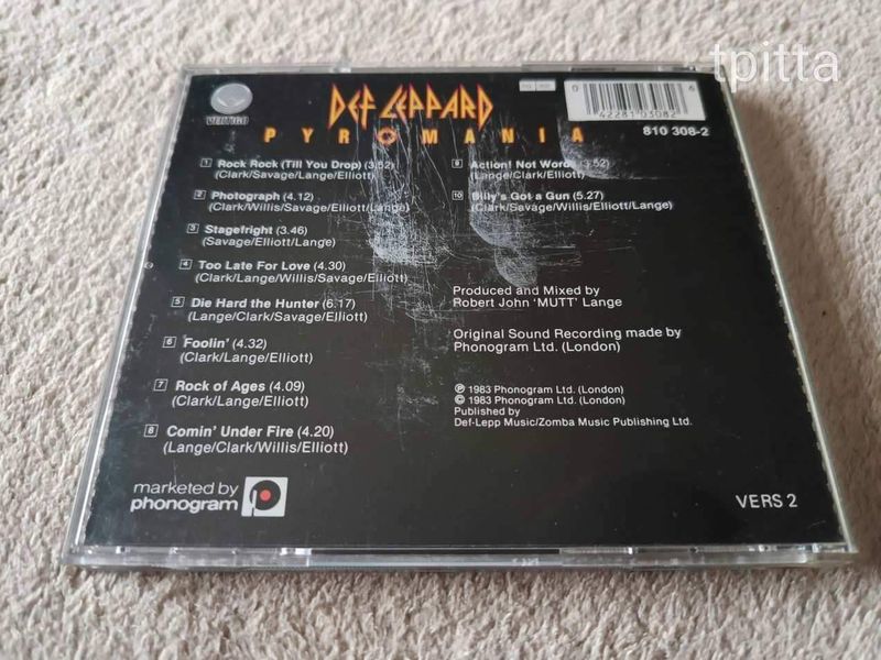 Def Leppard - Pyromania CD