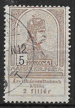 1913 Árvíz 5 K bélyeg