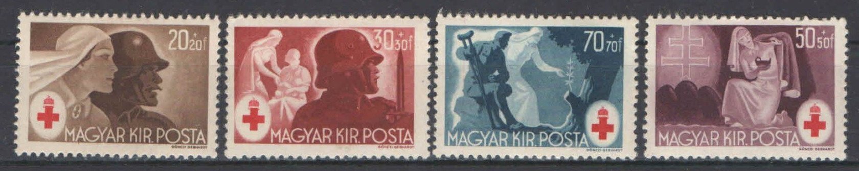 1944. Magyarország - Vöröskereszt (III:), sor**