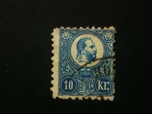 Magyarország 1871 Réznyomat 10 Kr. elfogazva L