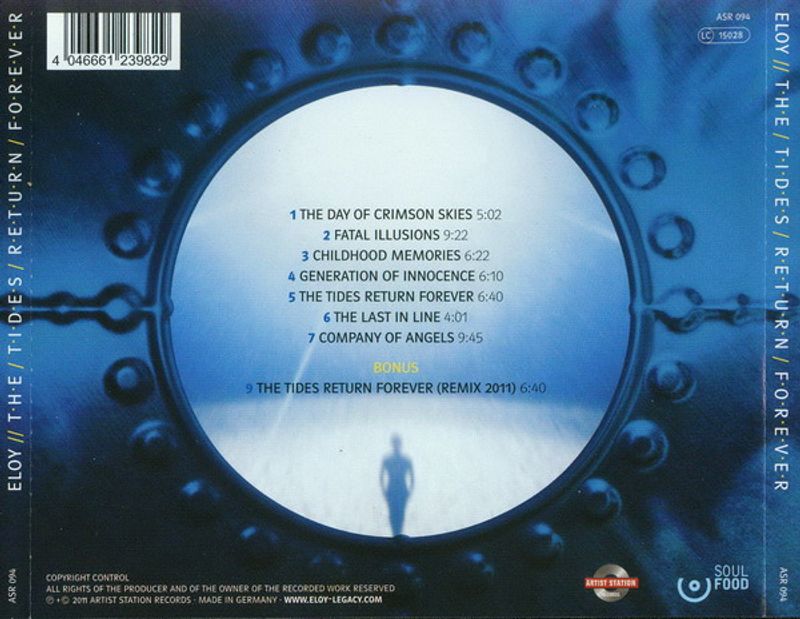 Eloy - The Tides Return Forever CD  Újszerű!