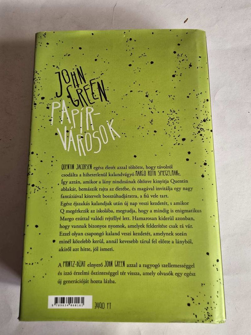 Papírvárosok-John Green