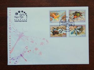 FDC 2014 Magyarország állatvilága VIII Ragadozó rovarok sorral