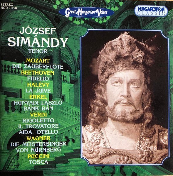 József Simándy - Operatic Arias CD