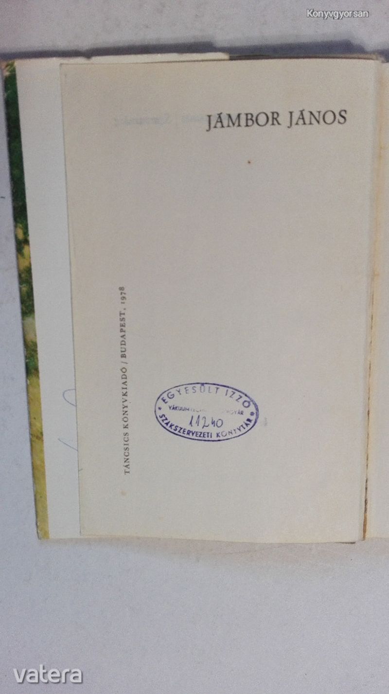 Jámbor János: Szarvasnász (*012)