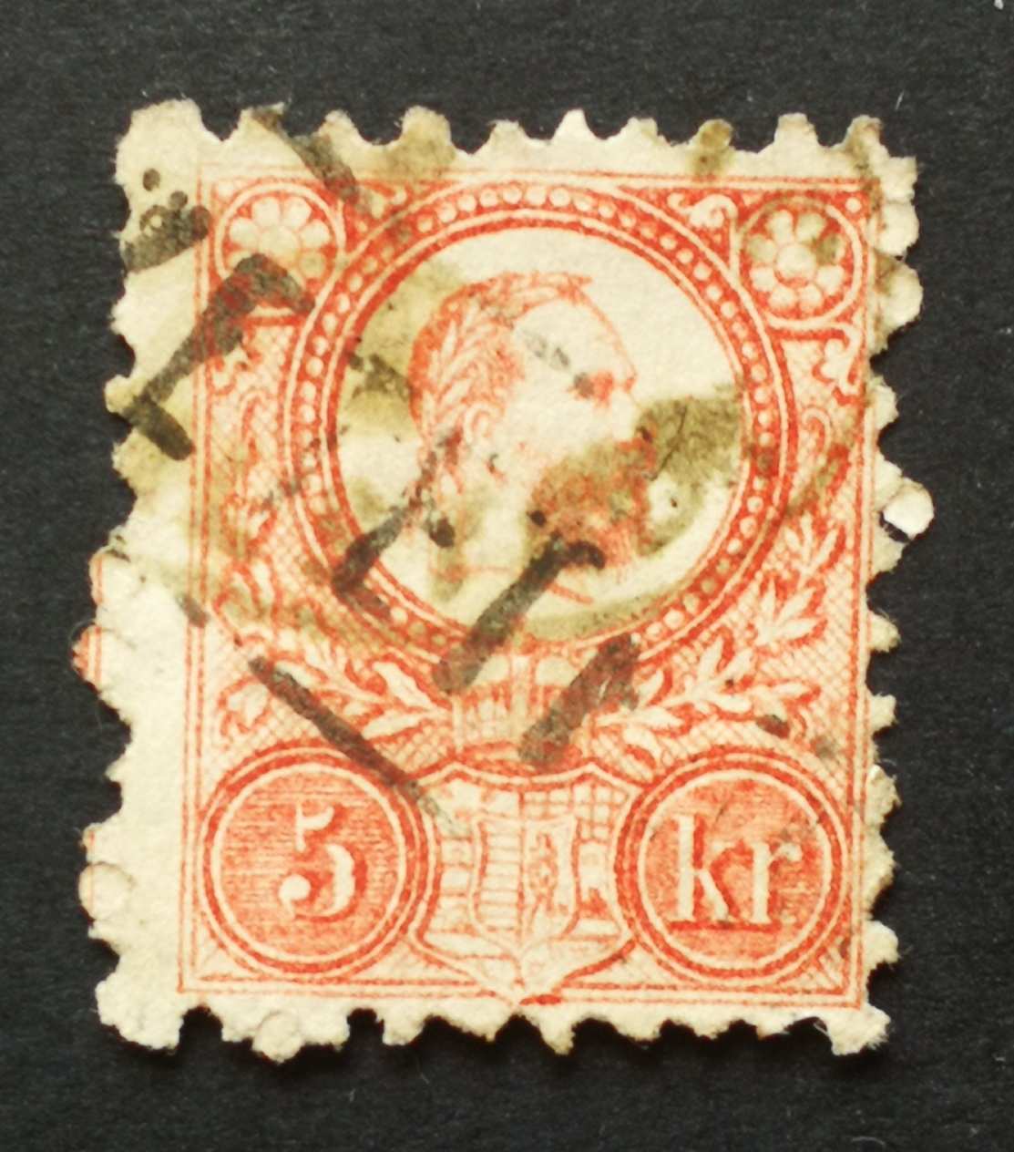 Magyarország 1871 Réznyomat 5 Kr H