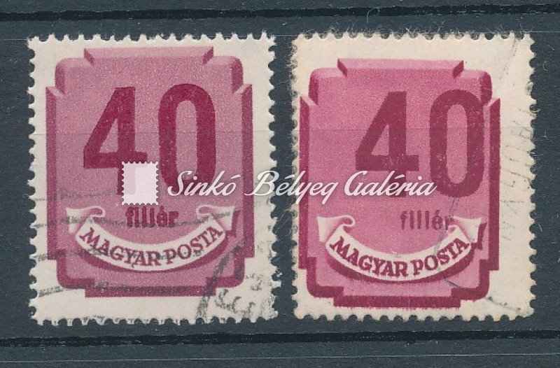 1946. Forint - Filléres Portó (I.) 40f