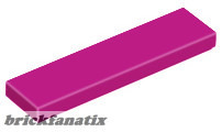 Lego Tile 1 X 4, Magenta