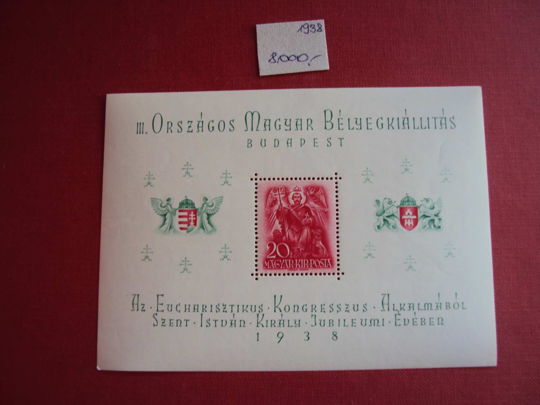 1938-Orbék postatiszta Harmadárban eladó-BAL-9