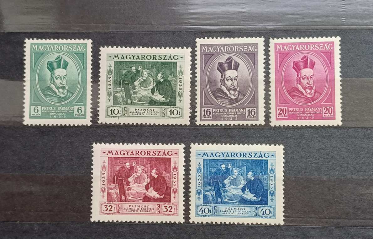 1935. Pázmány Péter bélyegsor ××